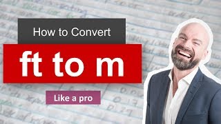 ✅ Convert Foot to Meter ft to m  Formula Example Convertion Factor [upl. by Madelina25]