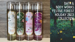 NEW Bath amp Body Works Festive Forest 🌳 Holiday 2023 Collection Review [upl. by Cullie644]