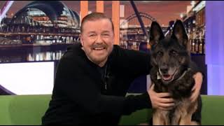 Ricky Gervais Funny Touching Moment with Dog  After Life Series [upl. by Uhile711]