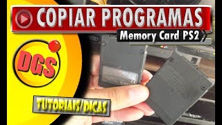 🔸 Playstation 2  Copiar ULaunchELF e programas entre Memory cards [upl. by Enylhsa]