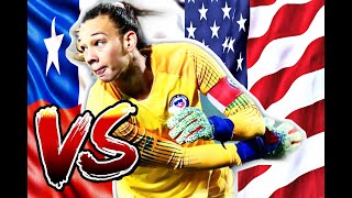 Christiane Endler FIFA WWC 2019 CHILLE VS USA Goalkeeper Analysis [upl. by Mayyahk567]