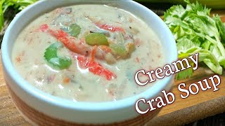 Easy Crab Soup Recipe How to make Creamy Crab Soup [upl. by Roy129]