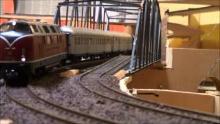 Rainer´s Modelleisenbahn V200 Digitalfahrt 7 Januar 2015 [upl. by Manella]