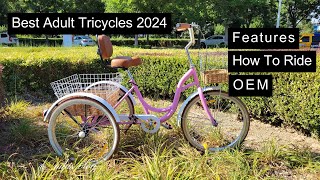 Best Adult Tricycles 2024  Features and How To Ride  Perfect Models For Any Budget [upl. by Nebra]