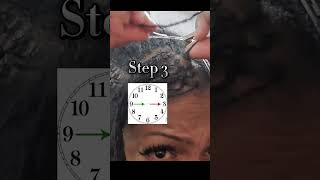 Easy step by step Interlocking Tutorial  4 pt Rotation  SisterlocksMicrolocs [upl. by Bullard149]