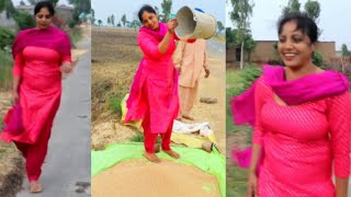 ਪਿੰਡ ਦੀ ਤਾਜੀ ਤੇ Fresh ਹਵਾ  Village Life in Punjab India 🖤 Indian rural life Village cooking food [upl. by Eimorej768]