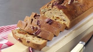 Bananenbrood met abrikozen en pecannoten zonder suiker van Saakje [upl. by Nylirek]