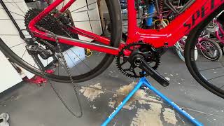 2021 Specialized Creo SL E5 Replacing Praxis with Wolf Tooth Chainring [upl. by Telfer]