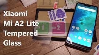 How to install Tempered Glass on Xiaomi Mi A2 Lite 4K UltraHD [upl. by Merla]