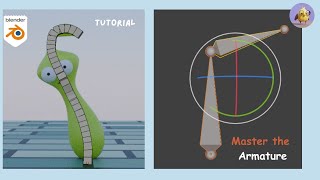 RIGGING Made Easy for Beginners in Blender Armature [upl. by Sesylu]