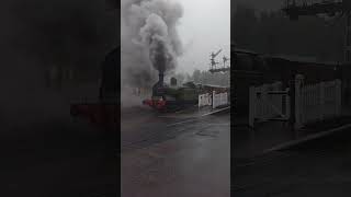 Lambton Colliery Loco No 29 Freight Train leaving Grosmont on NYMR Steam Gala 2024 shorts [upl. by Frans]