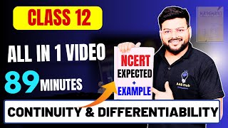 Expected and Repeated Question of Continuity and Differentiability I Class 12 I Expected Questions [upl. by Humbert831]