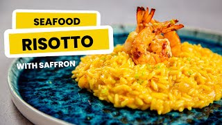 SEAFOOD SAFFRON RISOTTO [upl. by Ymac832]