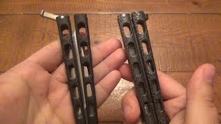 Best Hack To Fix Cheap Balisongs  Butterfly Knives Cheap amp Easy [upl. by Joleen]