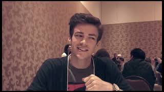 Grant Gustin Interview  The Flash [upl. by Mehalek]