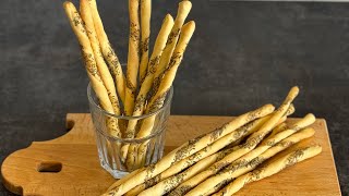 How to make real Grissini  Italian Breadsticks [upl. by Hite]