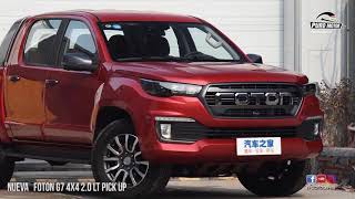 FOTON G7 2022 PICK UP 4x4 MOTOR 20 LT PRIMER VISTAZO [upl. by Ilam]