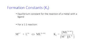 Introduction to EDTA Titrations [upl. by Jamel]