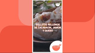 PAN RELLENO de calabacín jamón y queso DELICIOSO Y RÁPIDO  Comedera [upl. by Adnalahs]