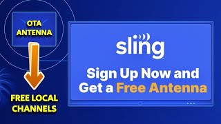 Watch Your Local Channels with a FREE Antenna from Sling TV [upl. by Noleta]