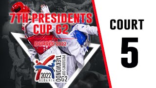 7th WT Presidents Cup Europe  Durres Albania  2022  Seniors  Court 5 [upl. by Dias]