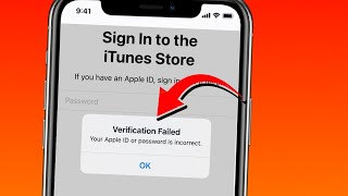 How To Fixquot Verification Failed Error Apple ID On iPhone 2023 [upl. by Ainollopa]