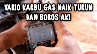 vario gas naik turun dan boros aki [upl. by Aiblis]