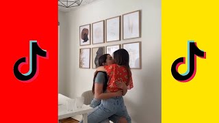 Tiktok lesbian couple hot kiss tiktok lesbian kiss [upl. by Rifkin]