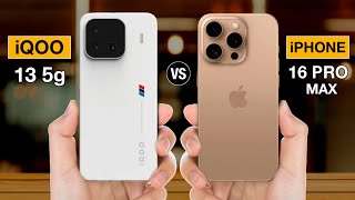 iqoo 13 vs iphone 16 pro max  iphone16promax [upl. by Tristram]