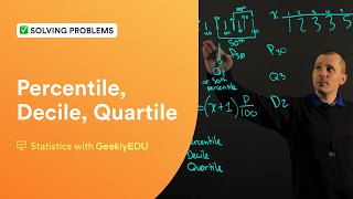 How to Find Percentile Decile amp Quartile  GeeklyEDU Statistics [upl. by Mulderig]