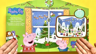 ASMR Peppa pig advent calendar oddly satisfying unboxing no talking [upl. by Yenettirb]