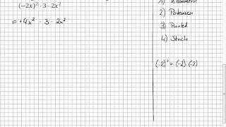 Terme  Multiplizieren KlammerPotenz 8I4  8II3 [upl. by Argyle]