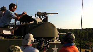 OFASTS 2011  M5A1 Stuart  37mm Main Gun Fire [upl. by Nylcaj]