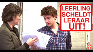 LEERLING SCHELDT LERAAR UIT [upl. by Buine]