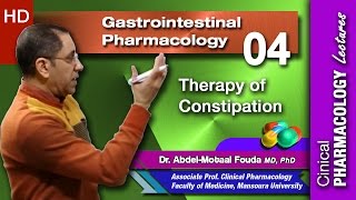 GIT Pharmacology Ar  04  Therapy of constipation [upl. by Barvick]