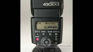 Canon Speedlite 430EX II flash slideshow [upl. by Penrose]