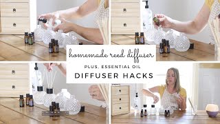 Homemade Reed Diffuser  Oil Diffuser Hacks [upl. by Bronnie308]