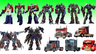 OPTIMUS PRIME in Movies All Modes amp Transformations TRANSFORMERS ONE Update [upl. by Arbed]