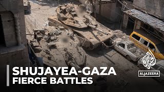 Battles rage in north Gaza as Palestinian fighters ambush Israeli troops [upl. by Bedad711]