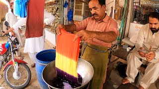 Amazing skills of fabric Dyeing in local market  Cloth Dyeing DIY [upl. by Aloisia]