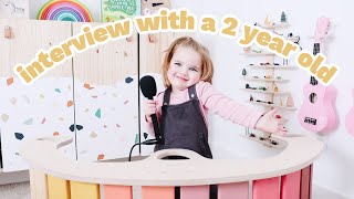 INTERVIEW WITH A 2 YEAR OLD [upl. by Gnouc]