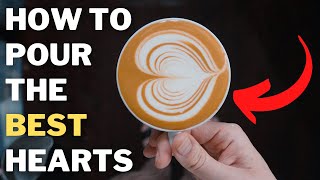 Heart Latte Art Tutorial  3 Ways to make your own [upl. by Eliam]