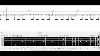 Sayonara Elegy  Suda Masaki Bass TAB [upl. by Linsk]