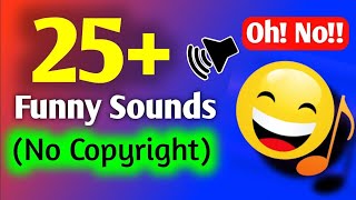 25 Funny Sound Effects YouTubers Use NoCopyright umarchughtai funnysounds [upl. by Holmann]