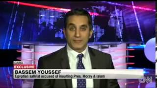 Bassem Youssef Interview On CNN [upl. by Nahtannhoj559]