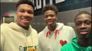 AntetokounBros  NBA All Star weekend 2019 [upl. by Dahs]