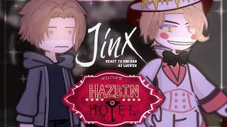 Jinx react to Kim Dan as Lucifer  Hazbin Hotel  part 12  2x [upl. by Hsirrehc]