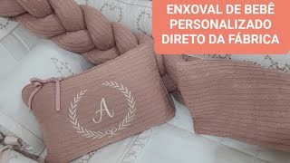 ENXOVAL DE BEBÊ PERSONALIZADO DIRETO DA FÁBRICA VEJA QUE FANTÁSTICO [upl. by Darnall]