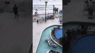 Barbara Lechner in her PJ’s enjoying the view at the Wyndham Daytona Beach Florida [upl. by Edbert]