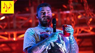 Post Malone  Rockstar  Reading Festival 2021 [upl. by Ruenhcs]